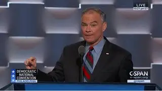 Tim Kaine FULL REMARKS at Democratic National Convention (C-SPAN)