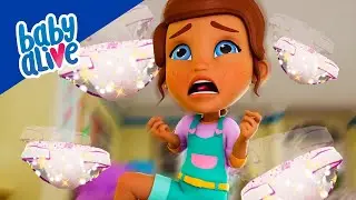 Baby Alive Official 🧷 Dolls' Dirty Diaper Change Routine 🚽 Kids Videos 💕