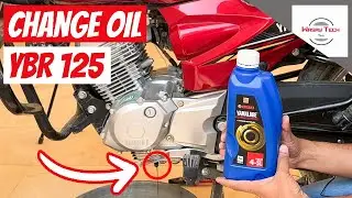 How to Change Engine Oil of Yamaha YBR 2023 | How to Change Engine Oil of Yamaha YBZ 2023