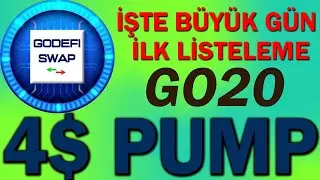 İŞTE BEKLENEN GÜN! İLK LİSTELEME GO20'DEN GELİYOR 4$ PUMP