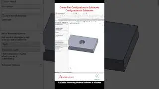 Create Part Configurations in Solidworks | Configurations in Solidworks 