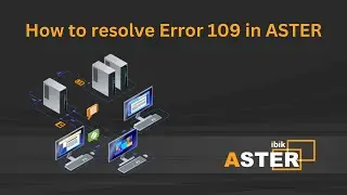 How to resolve Error 109 in ASTER