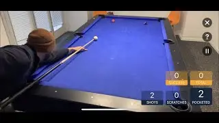 DrillRoom: AI-powered billiard training app for iOS | 4 ball center field drill