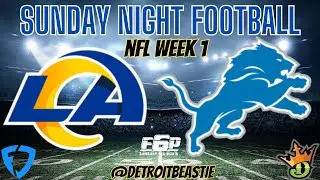 Detroit Lions vs. Los Angeles Rams SNF | DFS Showdown Lineups!