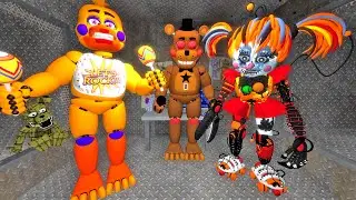 ЖИВЫЕ АНИМАТРОНИКИ В ПИЦЦЕРИИ ФНАФ 6 || Garrys Mod FNAF