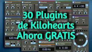 30 Plugins VST GRATIS de Kilohearts p/ Produccion Musical - Essentials Bundle (Muestras de Audio)