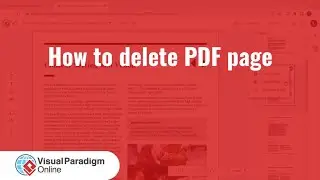 How to delete page in PDF