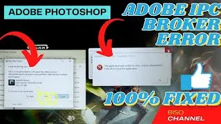 Fixed Error ADOBEIPCBROKER  selalu muncul  SAAT BUKA PHOTOSHOP❗❗❗ | HOW TO FIX ERROR ADOBE PHOTOSHOP