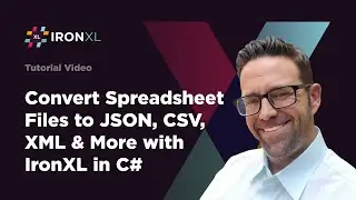 How to Convert Spreadsheet Files to JSON, CSV, XML & More with IronXL in C#