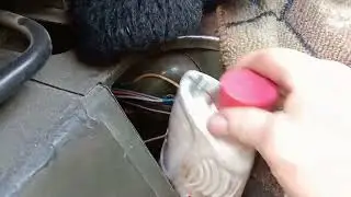 УАЗ лючок для  трубы печки- буржуйки. Самодельный расширительный бачок.