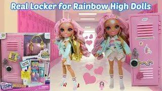 Locker and Backpacks for Rainbow High Dolls! Real Littles Backpacks Series 2 And Handbags Unboxing