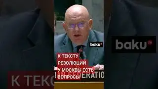 Небензя об американском проекте резолюции СовБеза ООН по прекращению огня в секторе Газа