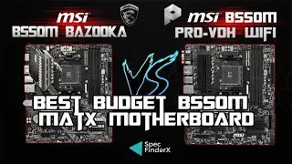 Msi MAG B550M Bazooka vs Msi B550M Pro-Vdh Wifi