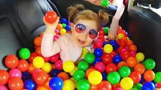 Avery turns daddy's car into a BALL PIT