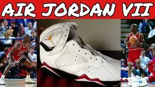 Michael Jordan Wearing The Cardinal Air Jordan 7! (Full Highlights)