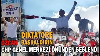 TANJU ÖZCAN, CHP GENEL MERKEZİ ÖNÜNDEN SESLENDİ (12.07.2023)