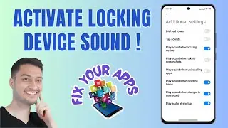 How to Activate the Locking Device Sound on Android