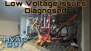 Finding Damage While Looking For A Low Voltage Short! #hvacguy #hvaclife #hvactrainingvideos