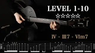 The 10 Levels Of Guitar Licks (Neo-Soul Guitar)