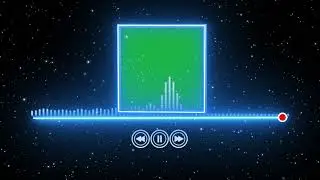 green screen audio spectrum player|| nocopyright green screen audio spectrum