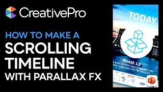 PowerPoint: How to Create a Scrolling Timeline With Parallax Effect (Video Tutorial)