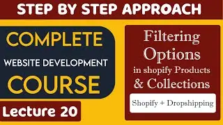 Filtering options in shopify products and collections | Product filtering | Products sorting