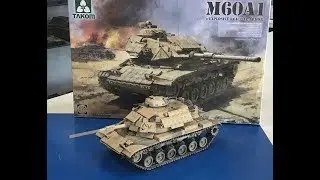 Building the Takom M60A1 with reactive armor step by step build