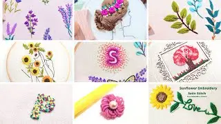 Embroidery compilation II Hand Embroidery for beginners ll Super creative embroidery