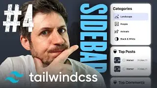 Sidebar - Frontend with TailwindCSS and Alpine JS - Part 4