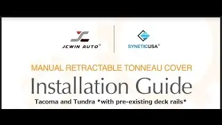 SyneticUSA SyneTrac MR Retractable Aluminum Tonneau Cover Installation