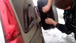 ЛАДА ЛАРГУС ЗАЩИТНЫЙ КОЛПАК ЧЕХОЛ С НАДПИСЬЮ LARGUS R15 ДЛЯ ПОВОРОТНОГО КРОНШТЕЙНА КРЕПЛЕНИЯ