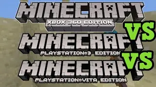 Minecraft PS Vita vs PS3 vs Xbox 360 Editions Compared