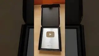 YouTube New Silver Play Button Unboxing