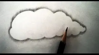 Mastering Realistic Cloud Drawing with Pencil | Step-by-Step Tutorial