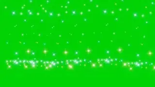 Stars Falling Video Effects Green Screen Animation HD Footage