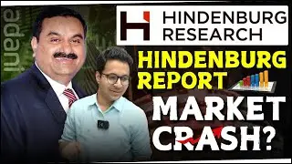 Hindenburg Report - Stock market crash 😱😰| SEBI Chairman vs Hindenburg