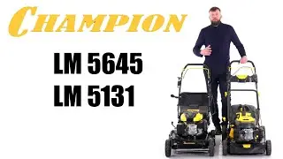 Обзор газонокосилок бензиновых Champion LM5645 и  LM5131