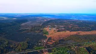 СГОРЕВШИЙ РАЗЪЕЗД НЕМЧАНКА В БОРСКОМ РАЙОНЕ САМАРСКОЙ ОБЛАСТИ/ПОЖАР В БУЗУЛУКСКОМ БОРУ/РОССИЯ