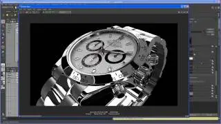 Modeling tutorial in Maya - ROLEX DAYTONA watch - Part 57: final render