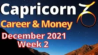 Capricorn December 2021 Career & Money. NEW MONEY & NEW DOORS OPENING WITH YOUR NEW VISION !!