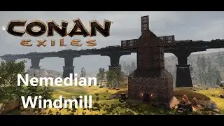 Conan Exiles: How to Build a Nemedian Windmill (with Wheel of Pain)