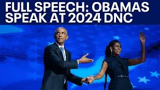 Full speech: Barack, Michelle Obama speak at 2024 Democratic National Convention