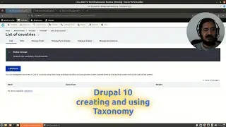 Drupal 10 - Taxonomy creating and using