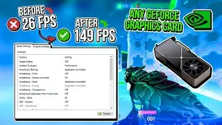🔧NVIDIA CONTROL PANEL: MAXIMIZE FPS AND GAMING PERFORMANCE ON ANY GPU!🔥| GeForce GT, GTX and RTX✔️