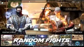 Mortal Kombat X | Random Fights | Subzero vs Liu Kang | PS4