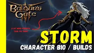 Storm Character Bio and Builds (Storm Sorcerer) | Baldur's Gate 3 Builds