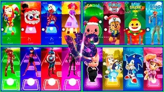 Tiles Hop EDM Rush: The Amazing Digital Circus Pomni x Jax vs Baby Shark vs Minions vs Sibidi Toilet