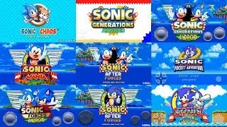 Sonic  fan games compilation 💜