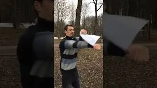 ВОМОЖНО ЛИ УДАРОМ ПОРВАТЬ ЛИСТ БУМАГИ?