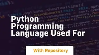 python programming language used for